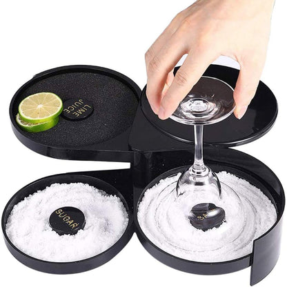 3 in 1 Glas Rimmer Margarita Cocktail Zubehör Bar Zubehör