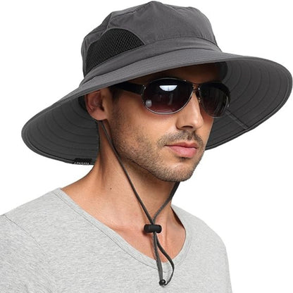 Anglerhut Sonnenhut Damen und Herren mit Atmungsaktivem Mesh