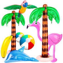 Poolspielzeug Strandspielzeug aufblasbare Palmen Flamingo