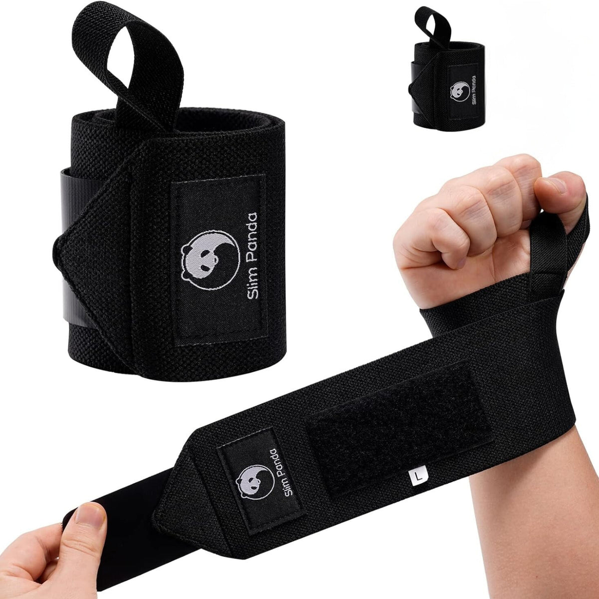 Handgelenk Bandagen 45 cm Zughilfen Krafttraining Fitness