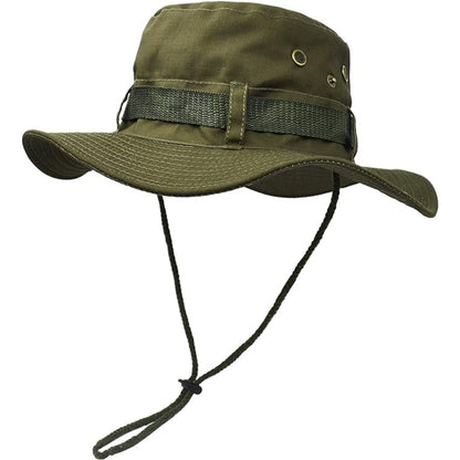 Sonnenhut Herren Grün Hut Herren Breitekrempe Dopelschichtig