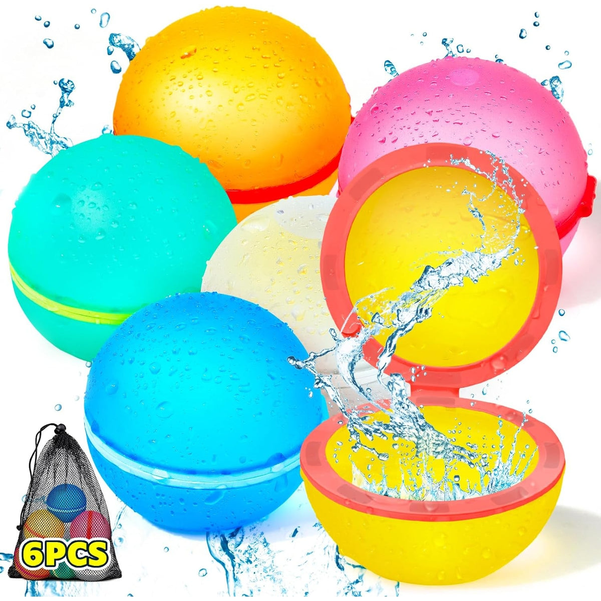 Wasserbomben Wiederverwendbar Outdoor Spielzeug Magnet 6x