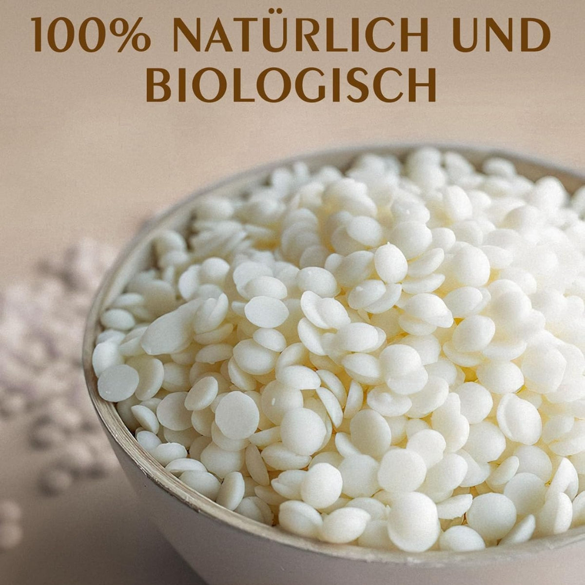 Bio Sojawachs für Kerzen 1kg Premium kerzenwachs zum gießen