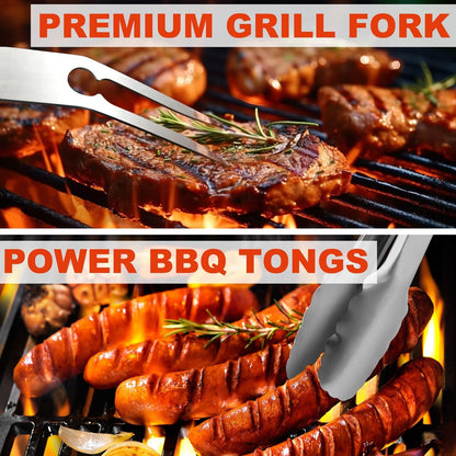 Geschenke für Männer Grillbesteck Set 30x Edelstahl Koffer
