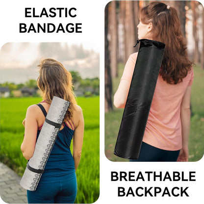 Umweltfreundliche Yoga Matte mit Tragegurt Rutschfeste