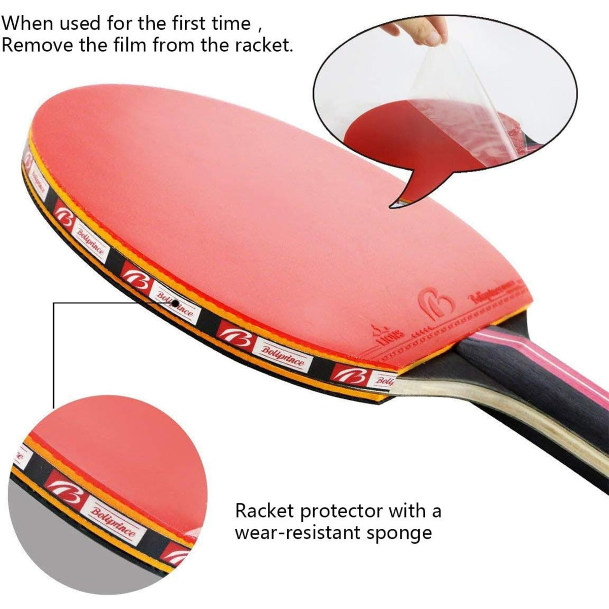 Tischtennisschläger Set Tischtennis Set 4 Schläger 6 Bälle