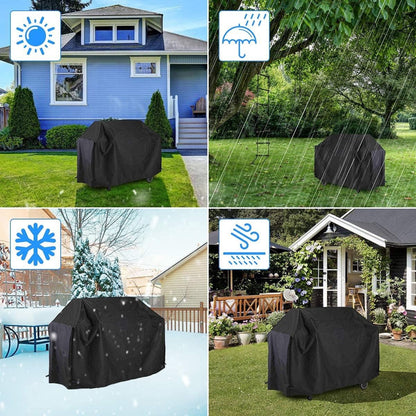 Grillabdeckung Wetterfest 147x61x122cm Wasserdicht UV Schutz