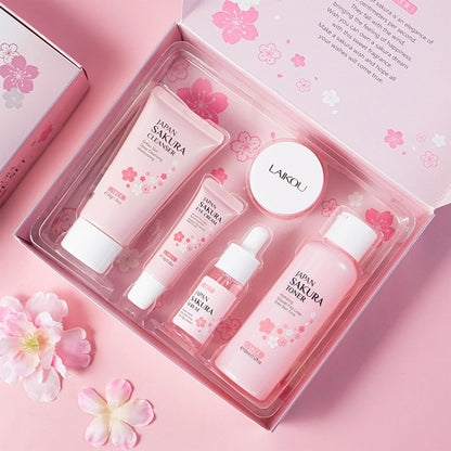 Korean skincare Sakura 5-tlg Geschenke für Frauen Gesichtsreinigung Pflege