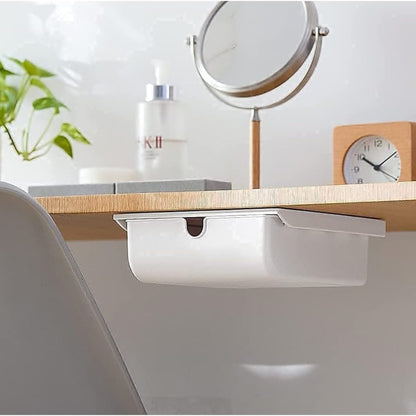 Selbstklebende Schublade Schreibtisch Weiß Organizer
