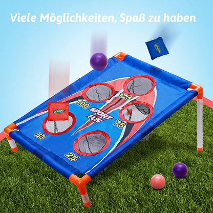 Wurfspiel Kinder Outdoor Cornhole Spiel Game Set für 6