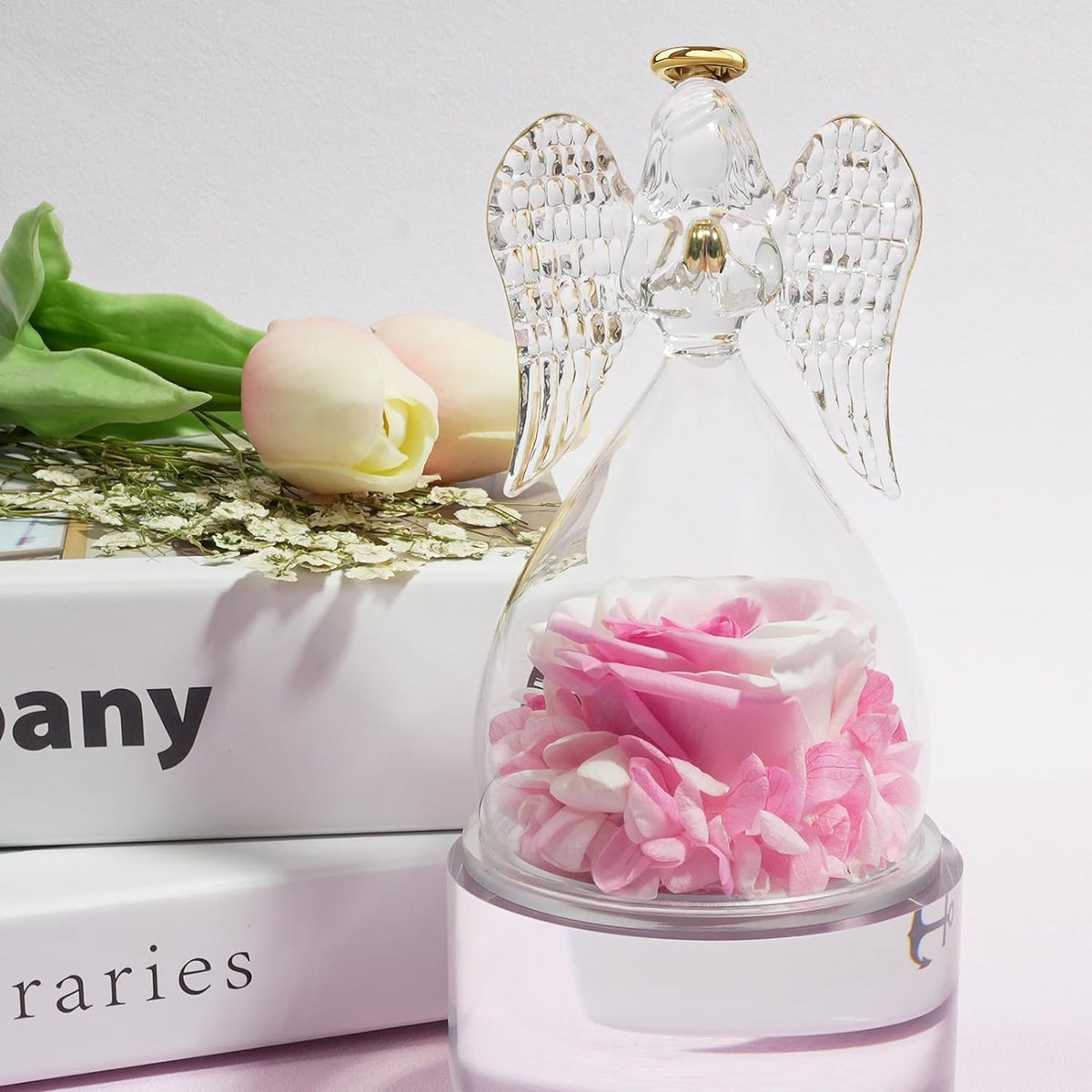 Geschenke für frauen Rose in Engel Figur weihnachtsgeschenke