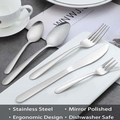 Teelöffel Set Kaffeelöffel Set 24 Stück Edelstahl 14,5cm