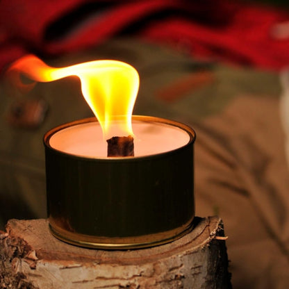 Schwabenfire Outdoorkerze in der Dose KERZABIX mit spezial Docht Campingkerze Outdoor kerze Kerzendeko geburtstagsgeschenk Handgemacht
