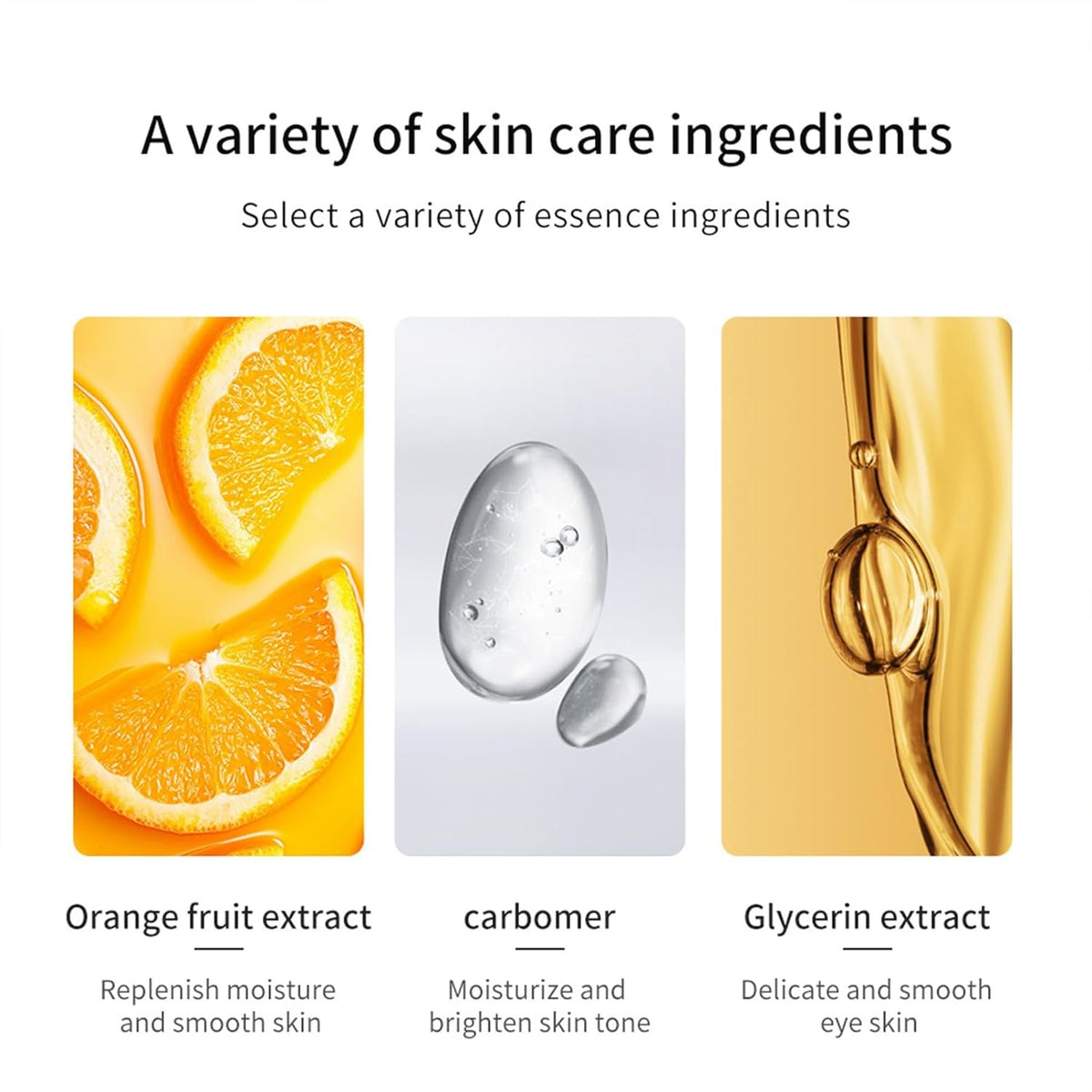 Vitamin C Hautpflege Geschenkset für Frauen Feuchtigkeitsspendend 8-tlg Set