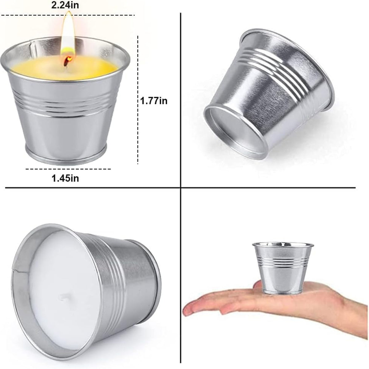 8 Citronella Kerze Outdoor 120-180 Brennstunden Mückenabwehr