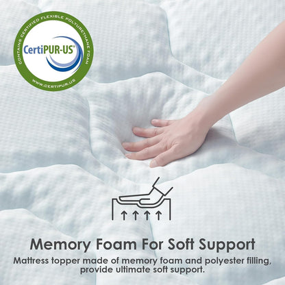 Gel Topper 180x200cm Boxspringbett flauschige decke