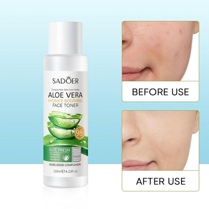 Aloe Vera Hautpflege Set 8tlg Geschenke für Frauen Sanfte Reinigung Pflege