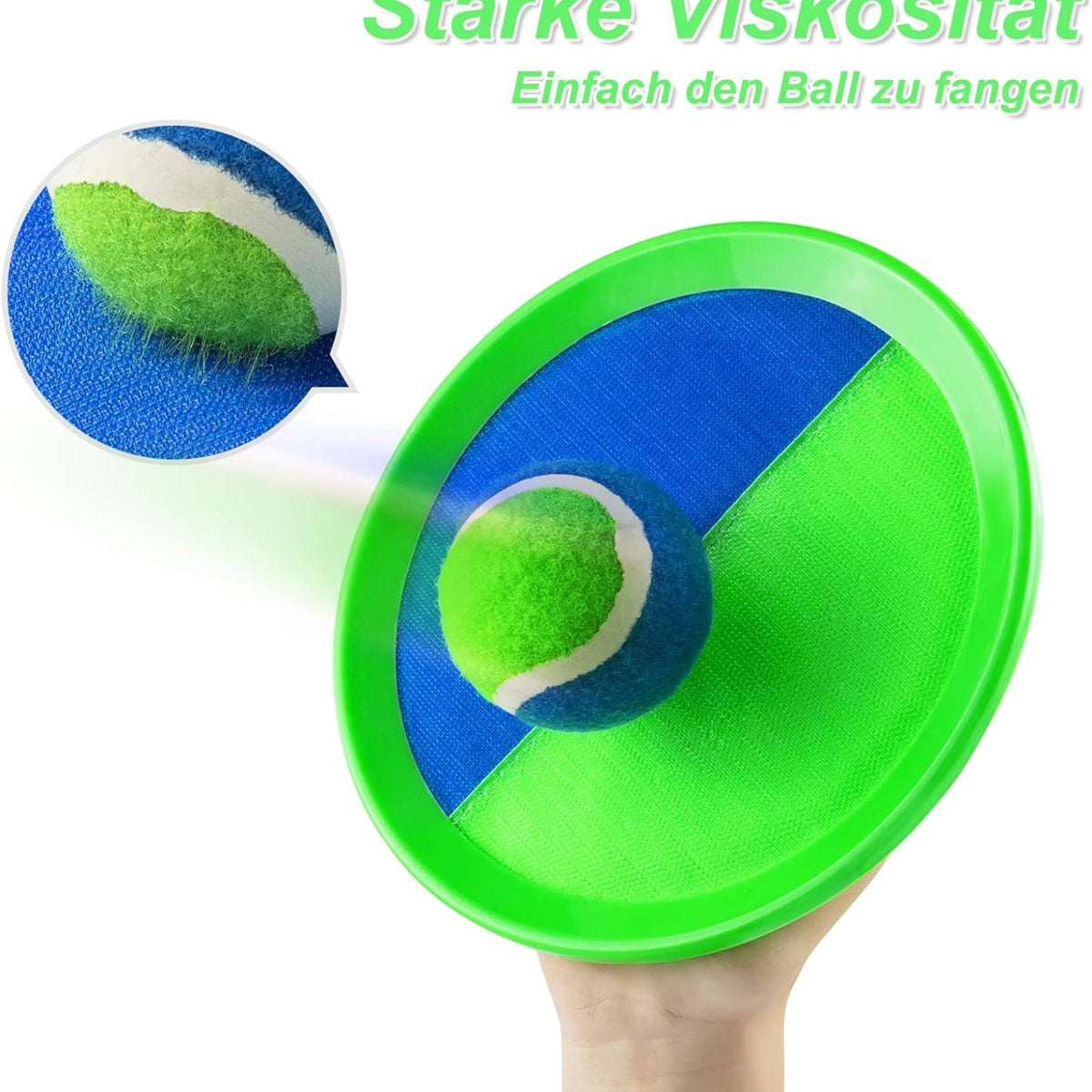 Klettballspiel für Kinder Klettball Strandspielzeug Wurfspiel Kinder Outdoor Spiele für Draußen Strandspiele Kinderspiele Geschenke für Kinder