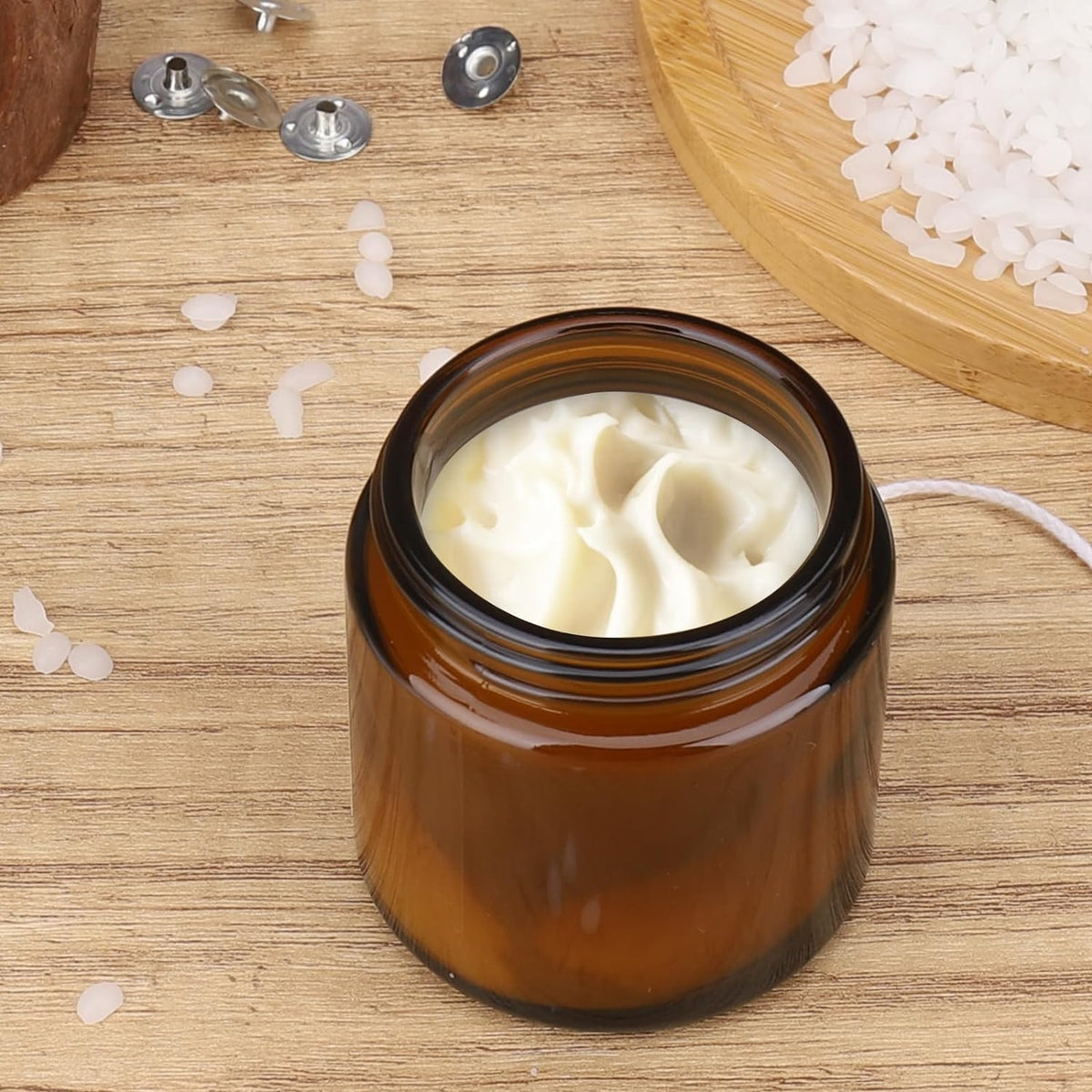 Bienenwachs Pastillen Kerzenwachs Weiß 1000g Bienenwachs für Kerzen Kerzenwachs zum Gießen Bio Bienenwachs für Kosmetik DIY Kerzen Gießen