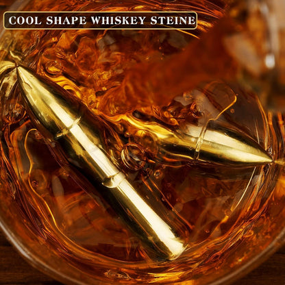 Whiskey Set Geschenke für Männer mit Gravur mit Whiskeygläser und Whiskysteine