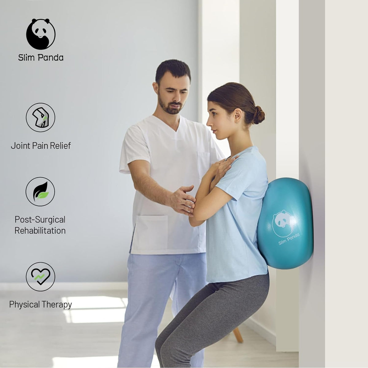 Gymnastikball Klein 23 cm Aufblasbarer Pilates Ball Yoga Fitness Balance