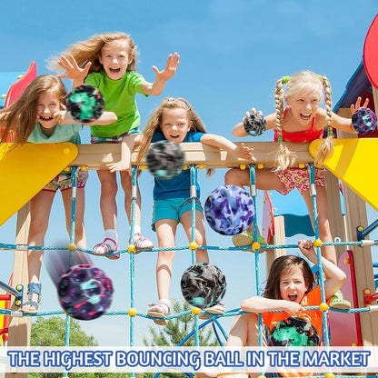 Outdoor Spielzeug 4 Stück Astro Jump Ball Bounce Hole Ball Space Ball Mondball