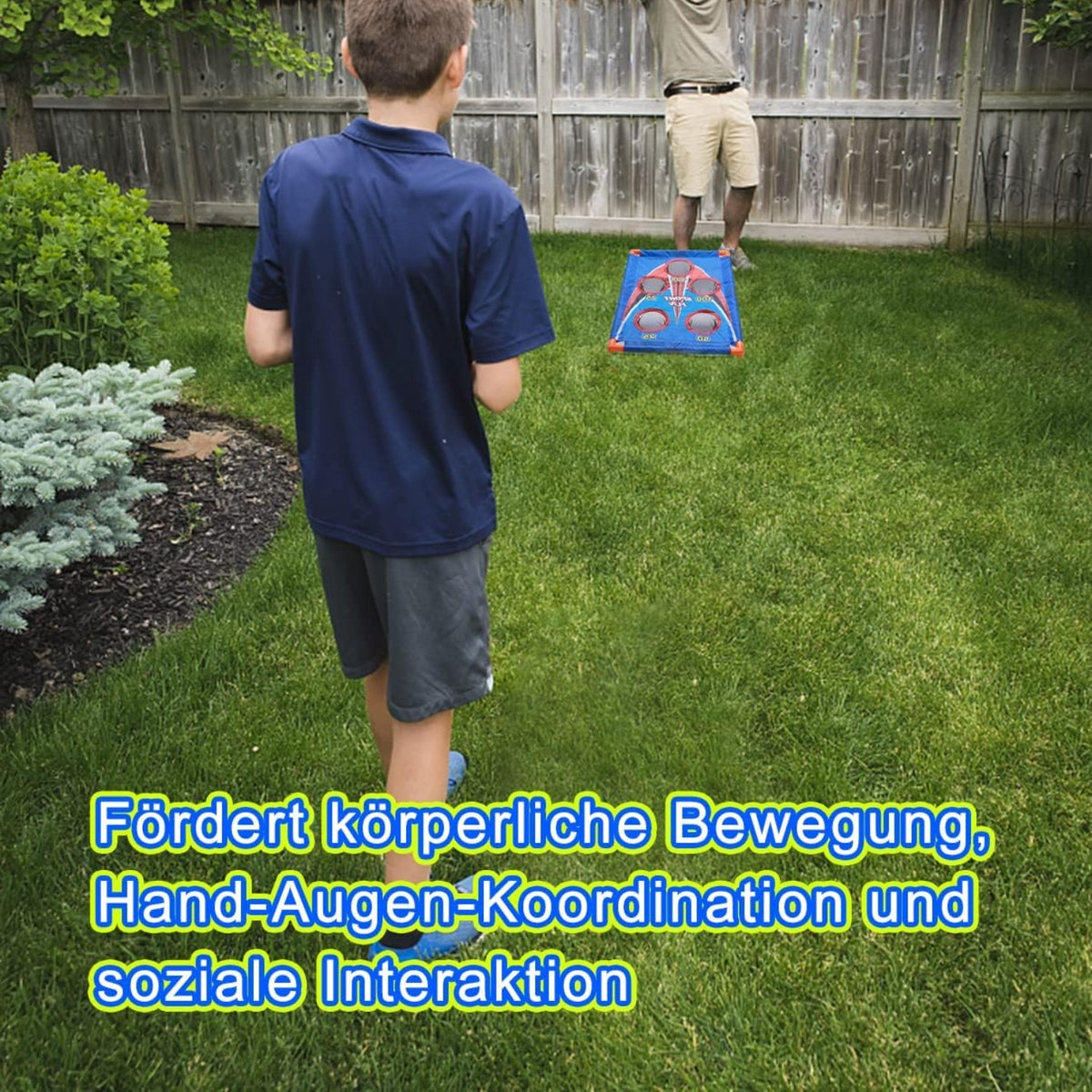 Wurfspiel Kinder Outdoor Cornhole Spiel Game Set für 6