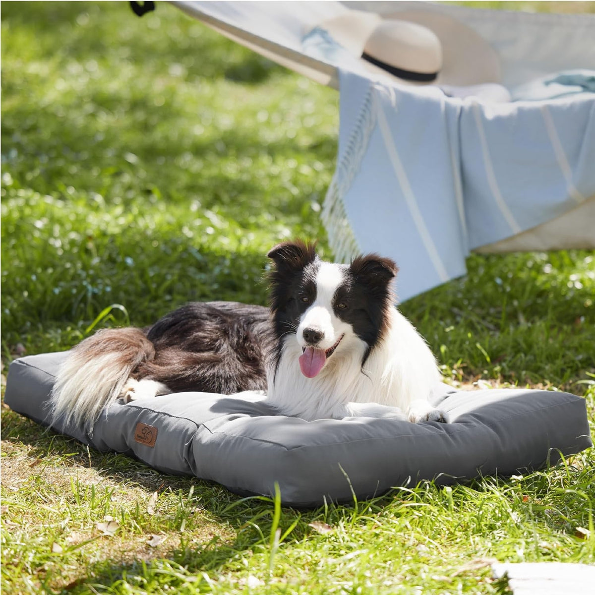 Hundekissen große Hunde waschbar 111x89cm Hundematratze XXL grau