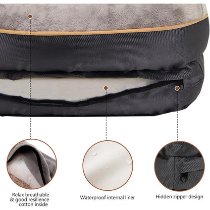 XXL Hundebett Grosse Hunde Orthopädisches Memory Foam Hundebett waschbar
