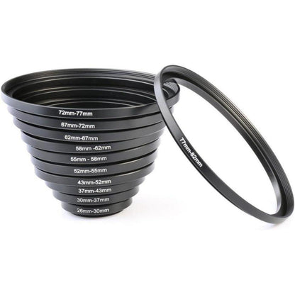 K&F Concept 11 teiliges Step Up Ring Filter Adapterring Set