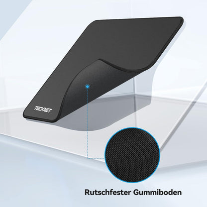 Gaming Mousepad Wasserdicht Rutschfester Gummi PC Büro Schwarz
