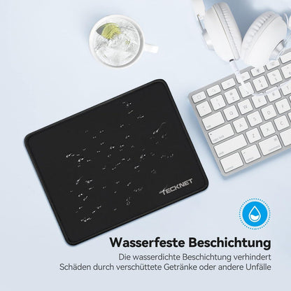 TECKNET Mauspad 270x210mm Gaming Mousepad für PC Schwarz