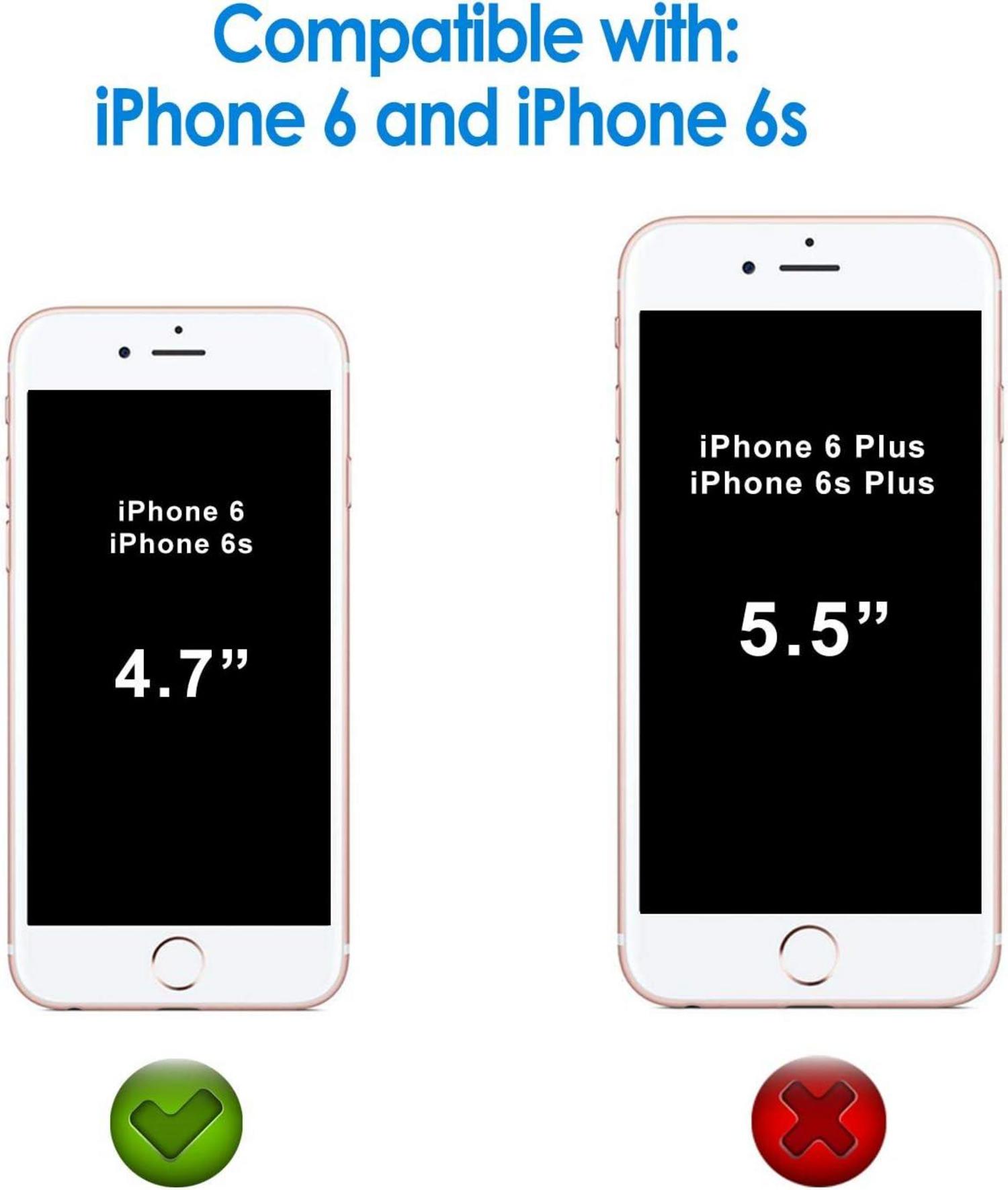 Schutzfolie für iPhone 6s und iPhone 6, Gehärtetes Glas 2