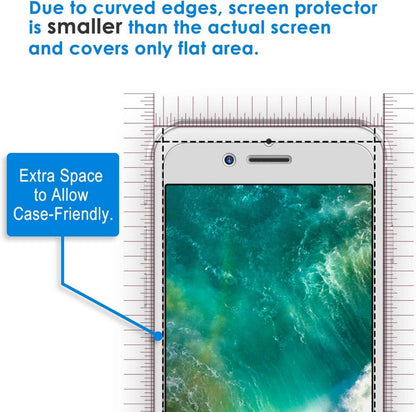 Schutzfolie iPhone 6s iPhone 6 Gehärtetes Glas 2er Pack