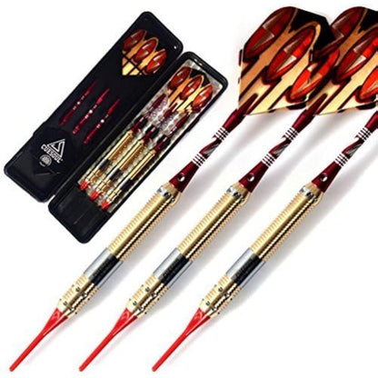 16g CUESOUL Soft Tip Darts Set Slim Case STBS080
