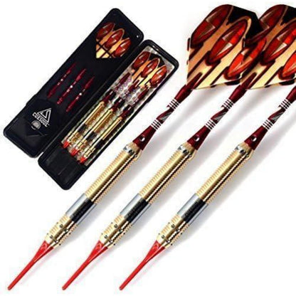 16g CUESOUL Soft Tip Darts Set Slim Case STBS080