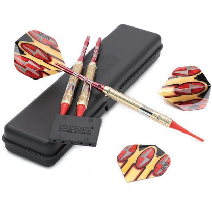 16g CUESOUL Soft Tip Darts Set Slim Case STBS080