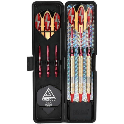 16g CUESOUL Soft Tip Darts Set Slim Case STBS080