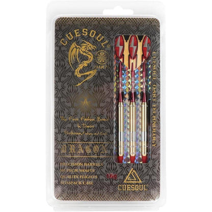 16g CUESOUL Soft Tip Darts Set Slim Case STBS080