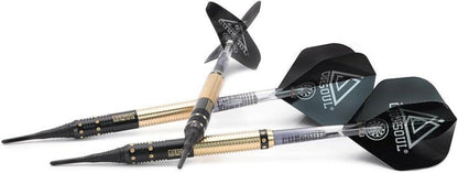 CUESOUL 18 Gramm Soft Tip Darts Set mit Slim Case