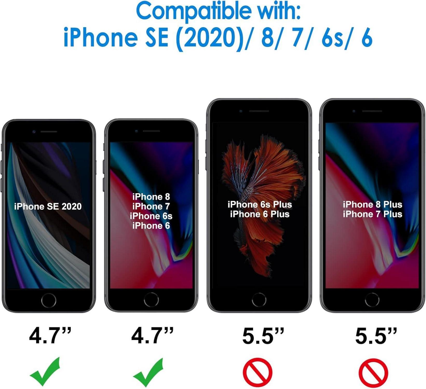 iPhone SE 2022 Schutzfolie 3er Pack Displayschutzfolie 9H
