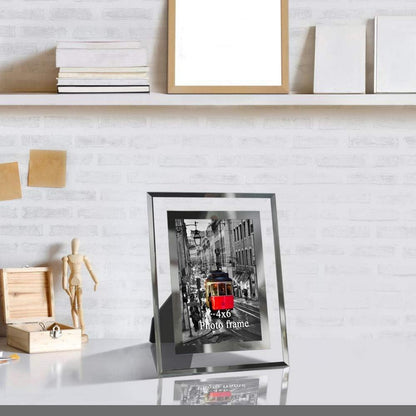 Bilderrahmen 10x15cm 2er Set Glas Hochzeit Fotorahmen Geschenk