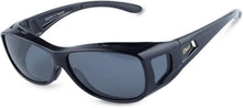 Polarisierte Überbrille UV400 Schutz Schwarz Grau