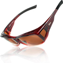 Polarisierte Sonnenbrille mit UV400-Schutz und Überbrille