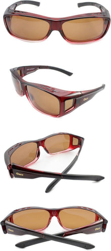DUCO Polarisierte Sonnenbrille UV400 Schutz Wrap Around