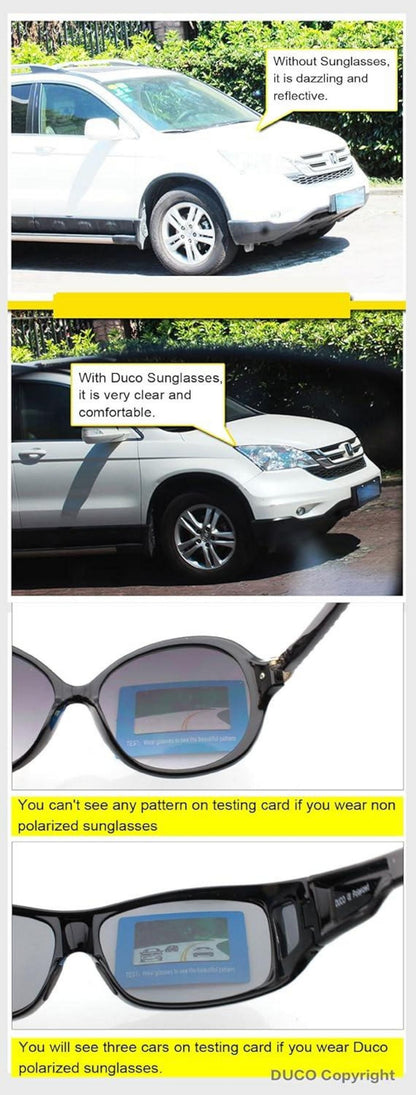 Polarisierte Überbrille für Brillenträger UV400 Schutz Schwarz Blau