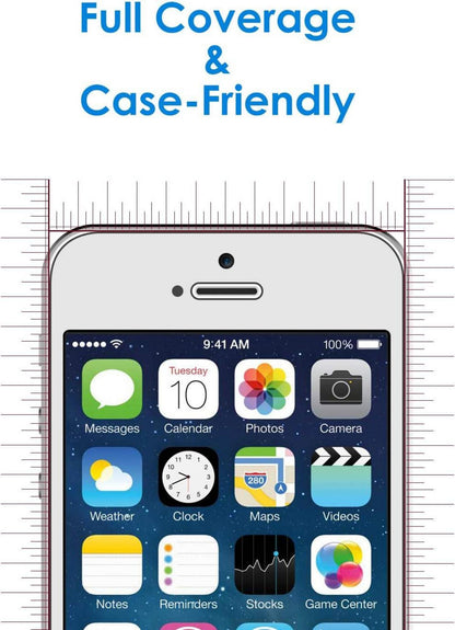 Schutzfolie für iPhone SE 5s 5 5c 9H Glas 2