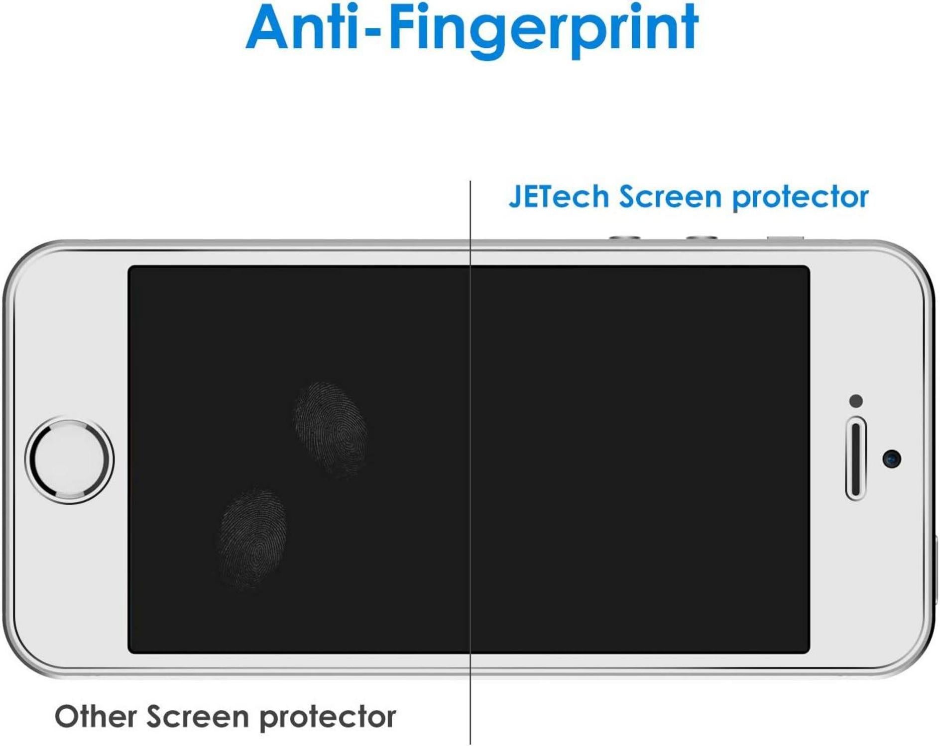 Schutzfolie iPhone SE 2016 5 5s 5c Glas 2 Stück 9H Härte Blasenfrei Installation