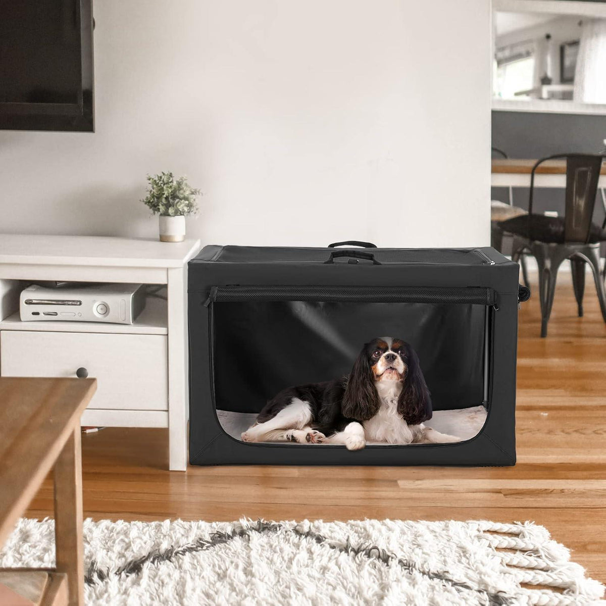 Faltbare Hundebox M – Komfort & Sicherheit für deinen Liebling