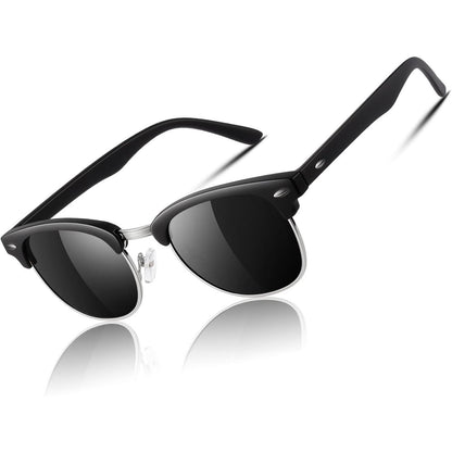 CGID MJ56 Retro Vintage Sonnenbrille Browline-Style Matte